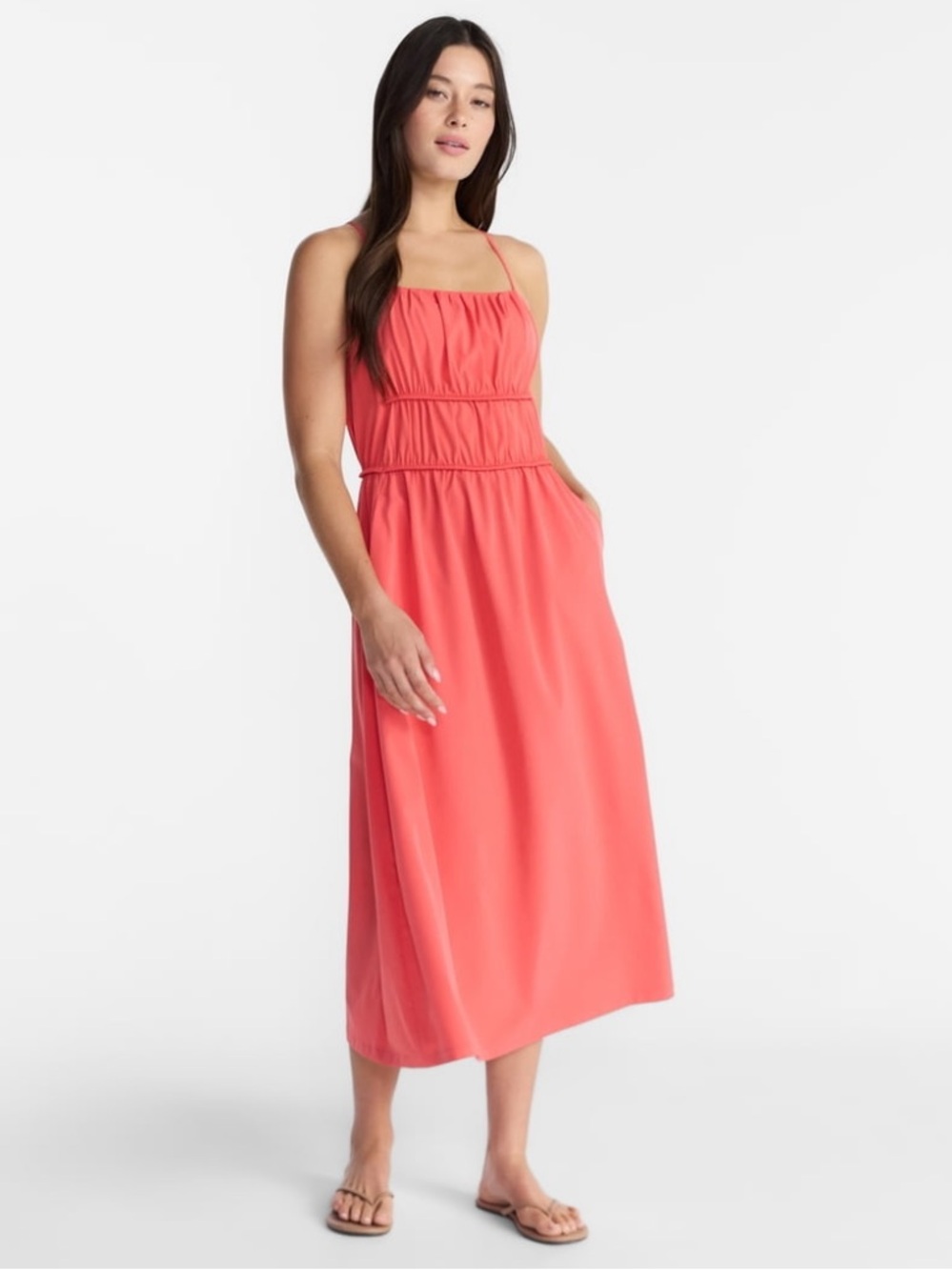 Avia Women's FeatherStretch Sleeveless Maxi
Dress